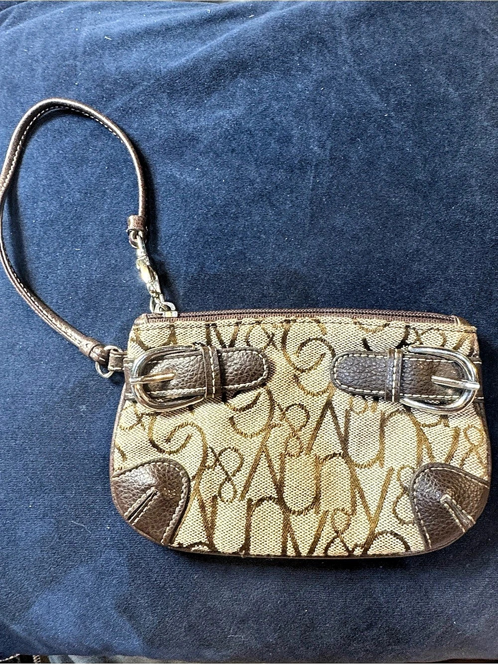 New York & Co Brown Beige Wristlet
